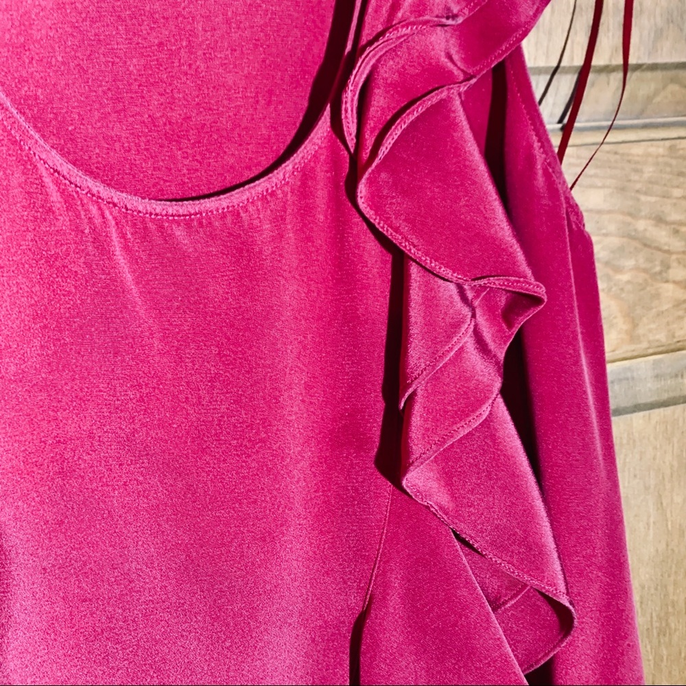 ALI RO 100% Silk Scoop Neck Tunic Dress - Picture 3 of 7